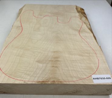Body Sycamore, 1-pc.flamed, Unique Piece #009